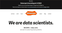 Desktop Screenshot of datascopeanalytics.com