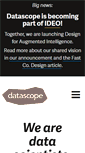 Mobile Screenshot of datascopeanalytics.com